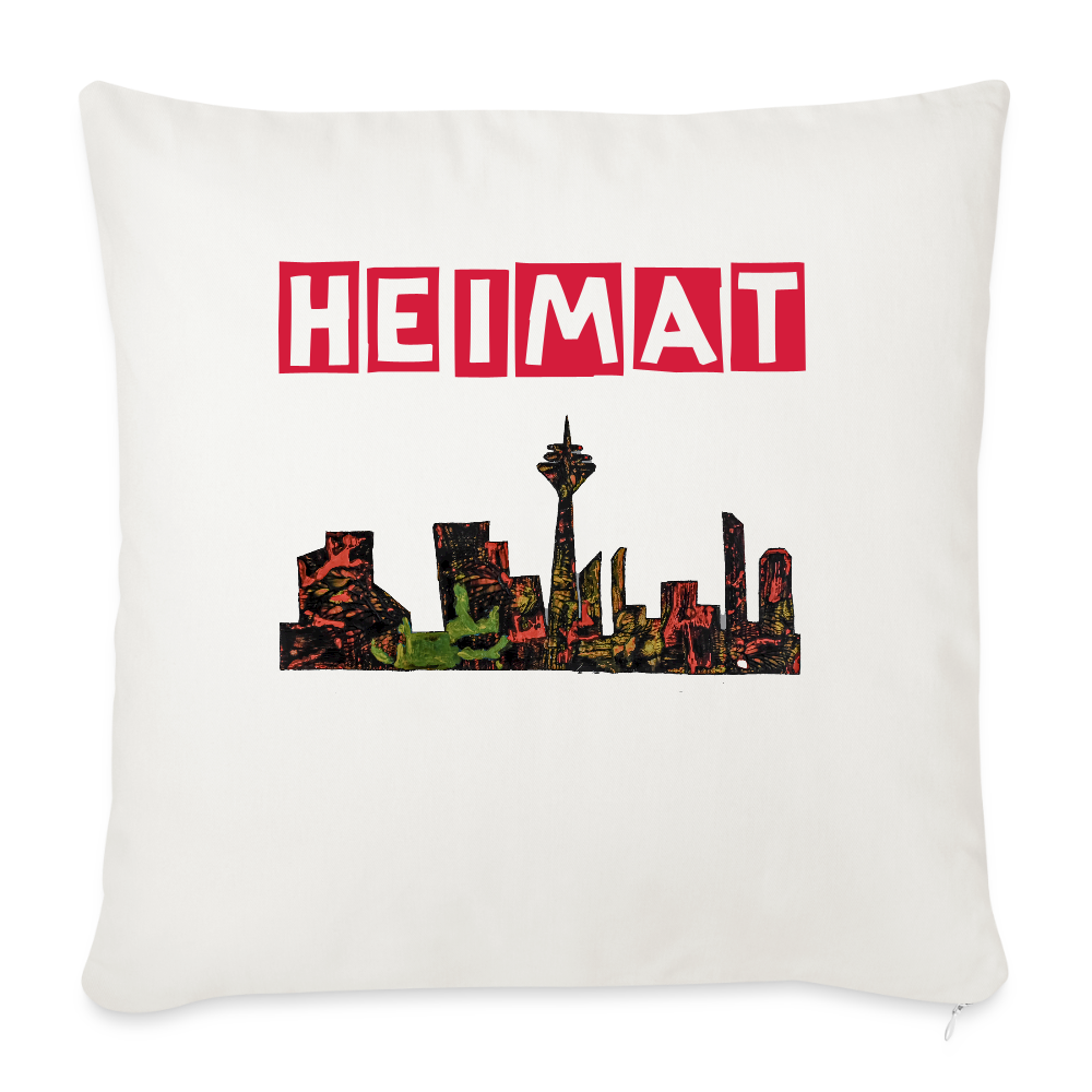 Sofakissen mit Füllung 44 x 44 cm - Naturweiß 