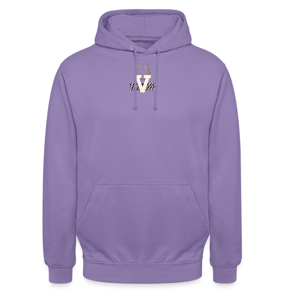 Unisex Hoodie Presence Backprint - Lavendel