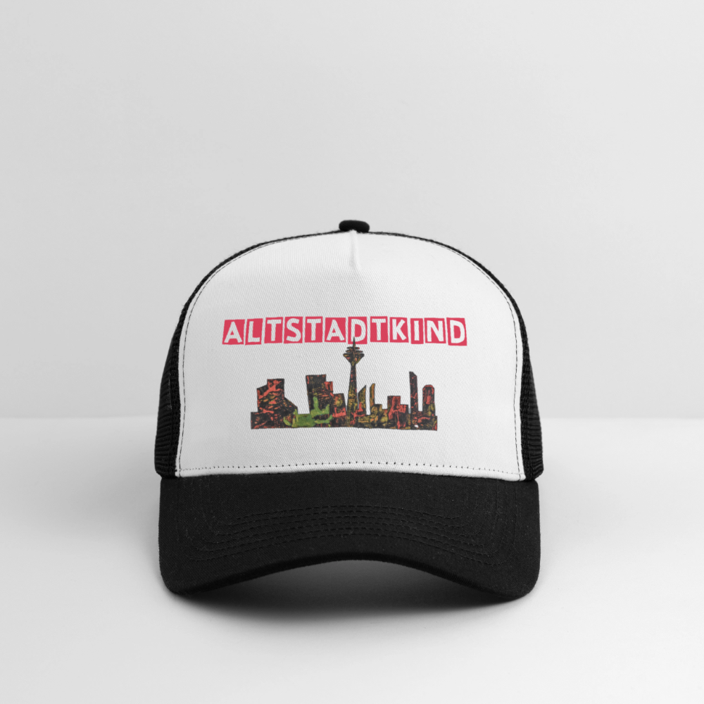 Trucker Cap - Weiß/Schwarz