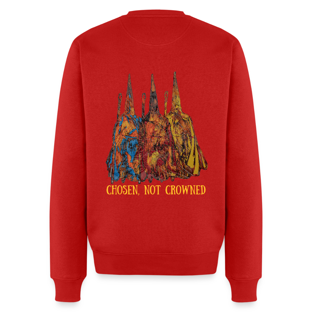 Männer Pulli Nazzarener Backprint - Rot