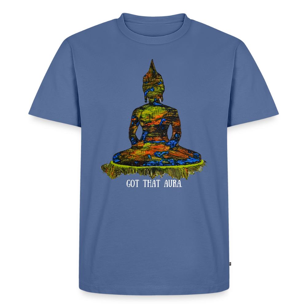 Männer Premium T-Shirt Zirkulation - Taubenblau