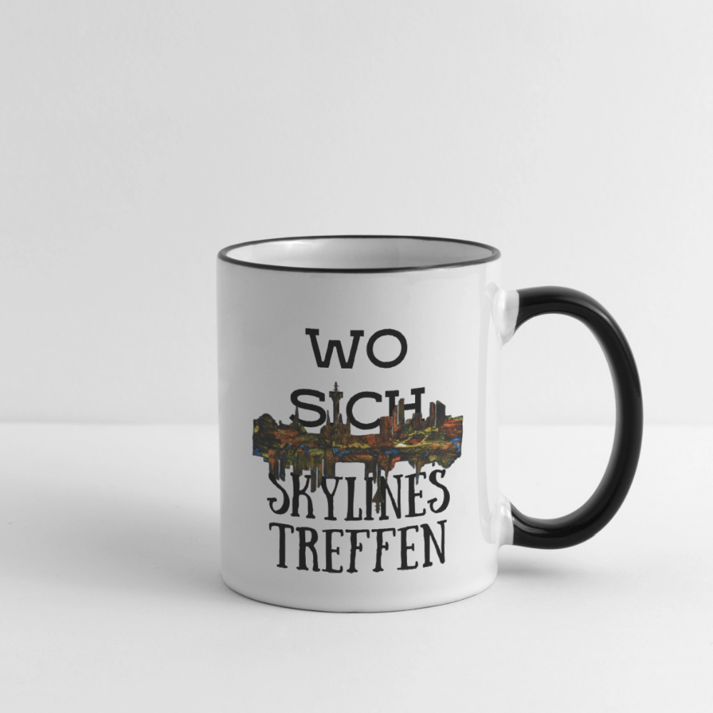 Tasse - Weiß/Schwarz