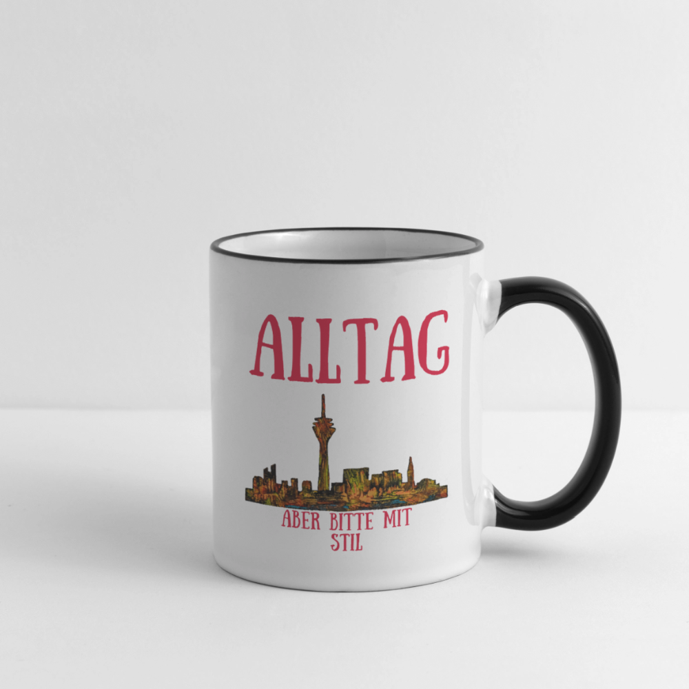 Tasse - Weiß/Schwarz