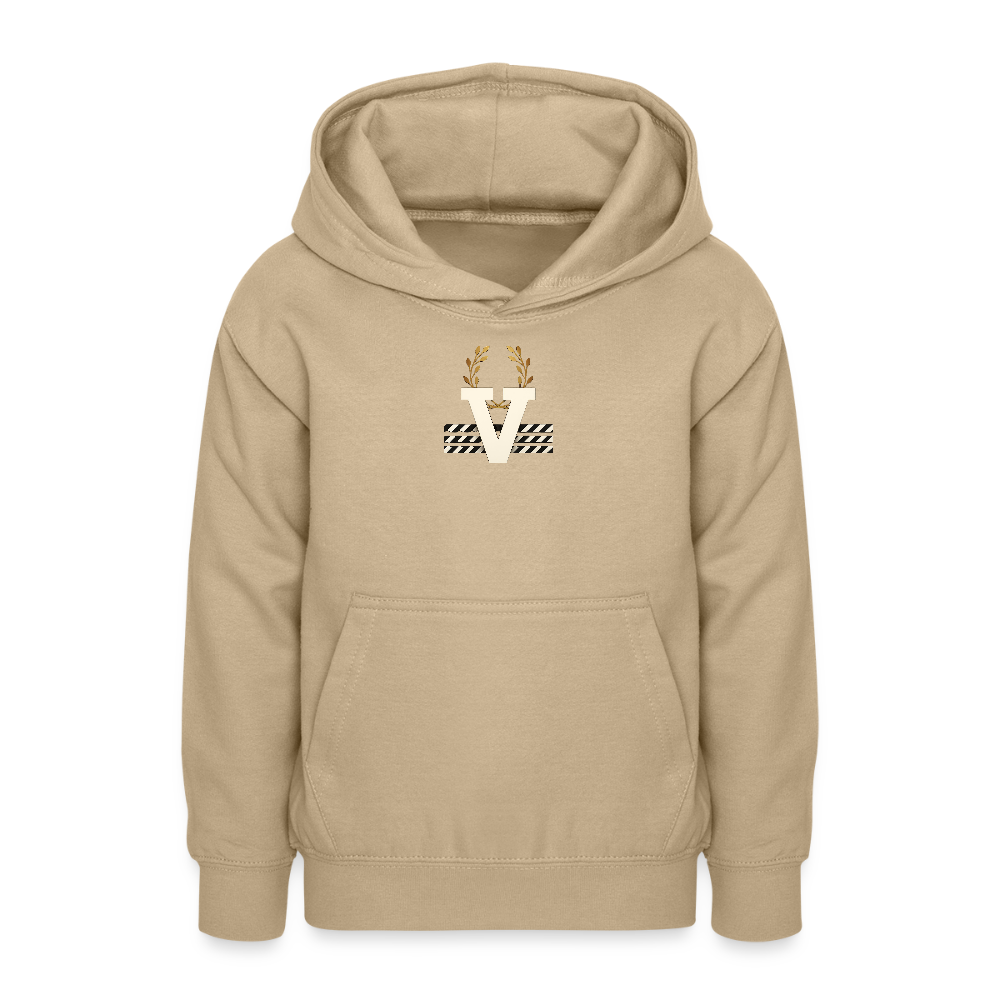 Teenager Hoodie Elegance Backprint - Sand