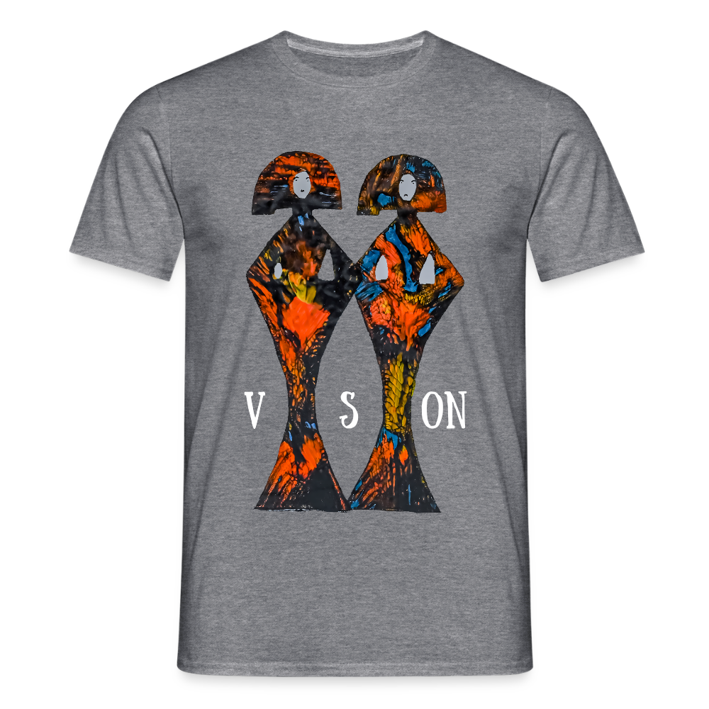 Männer T-Shirt Geishas - Graphit meliert