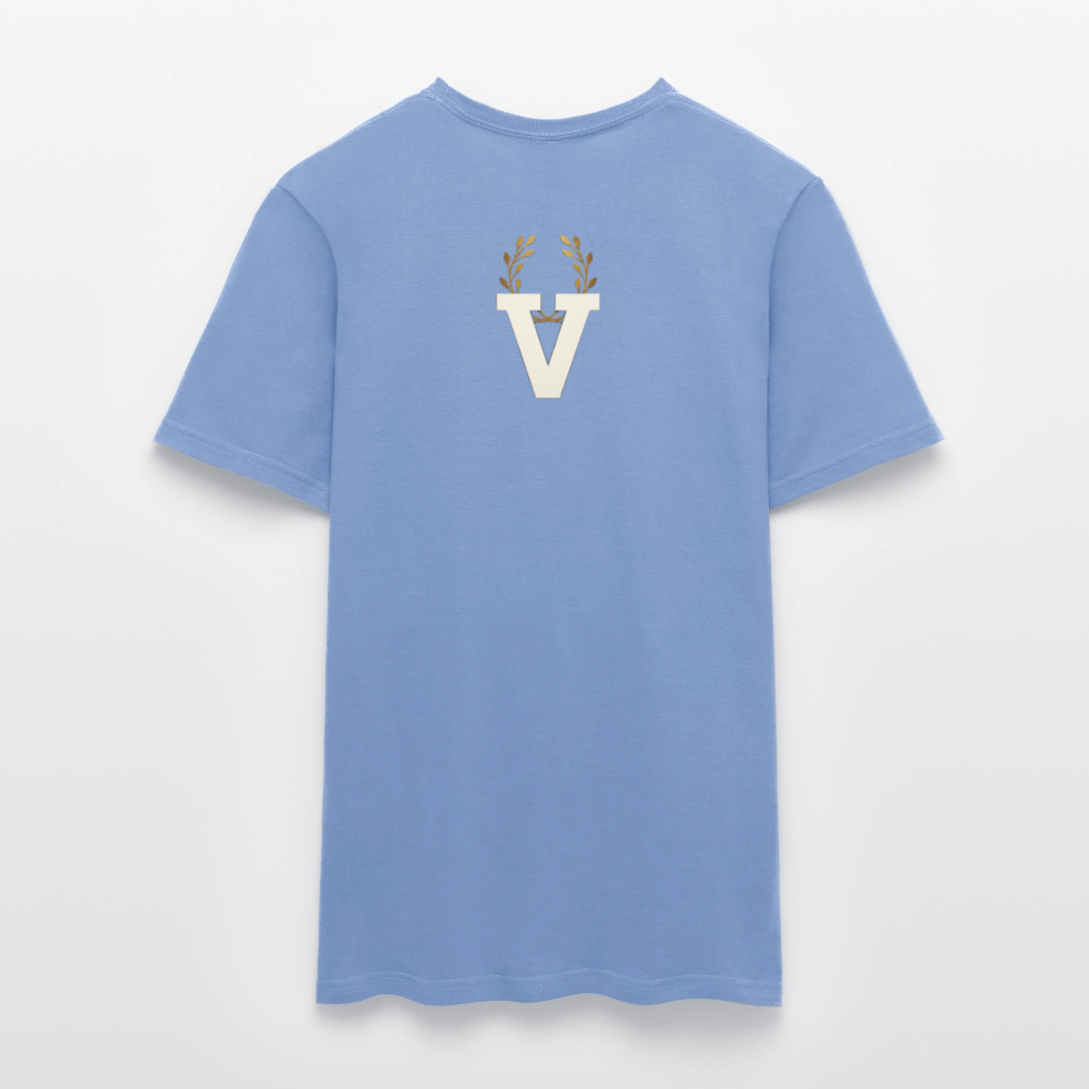 Männer T-Shirt Düsseldorfer Skyline V.7 - carolina blue