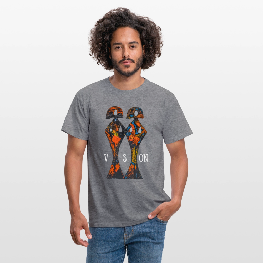 Männer T-Shirt Geishas - Graphit meliert