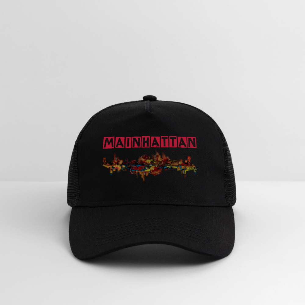Trucker Cap - Schwarz/Schwarz