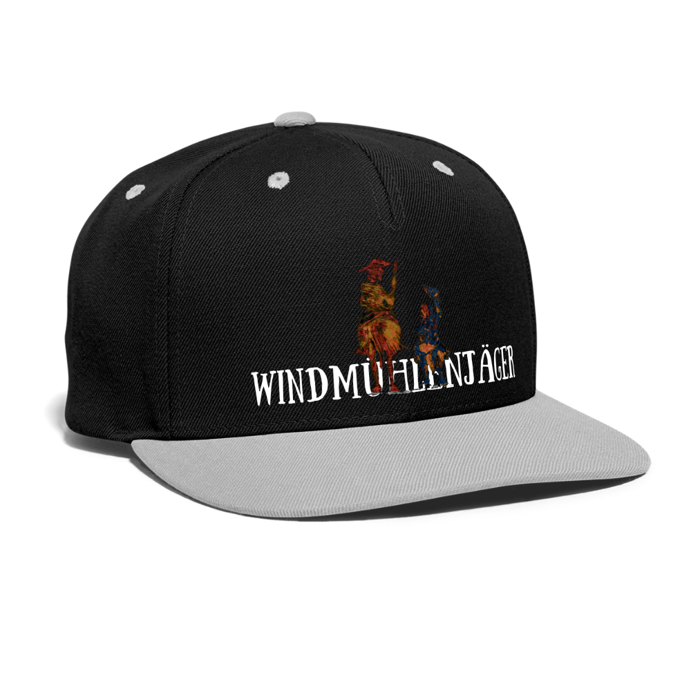 Kontrast Snapback Cap - Schwarz/Grau