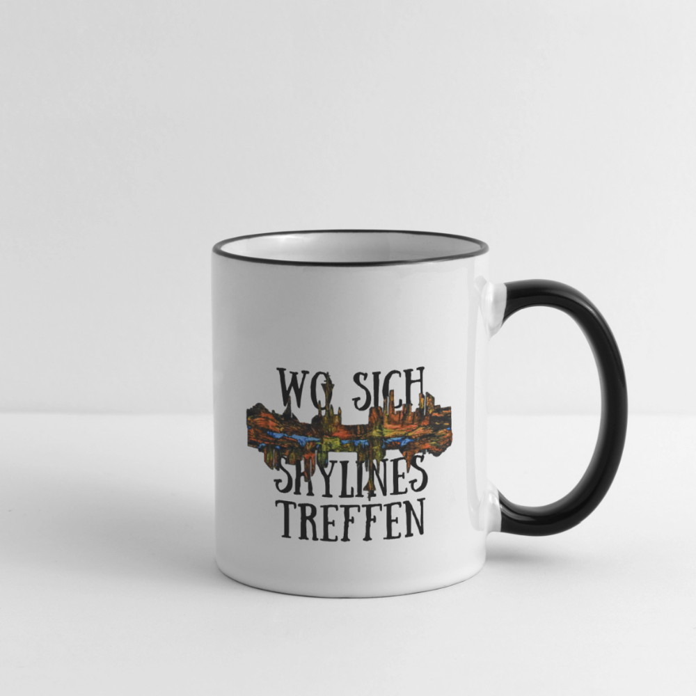Tasse - Weiß/Schwarz