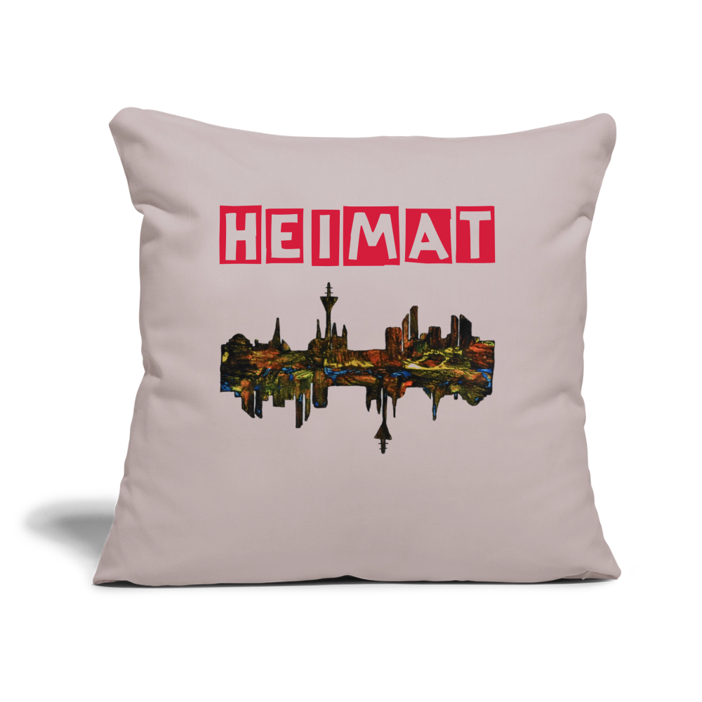 Sofakissen mit Füllung 44 x 44 cm - helles Taupe