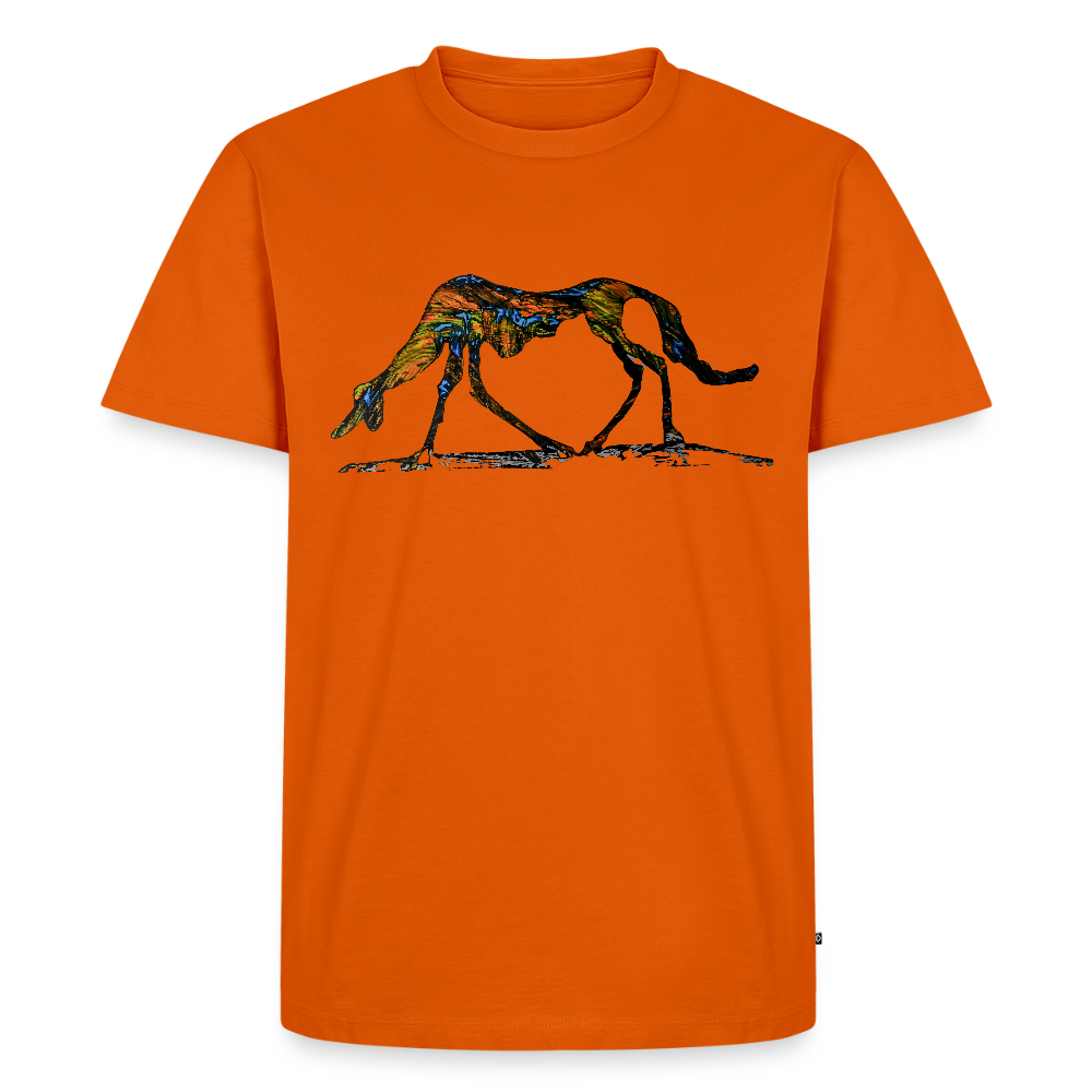 Männer Premium T-Shirt Lucy - Orange 