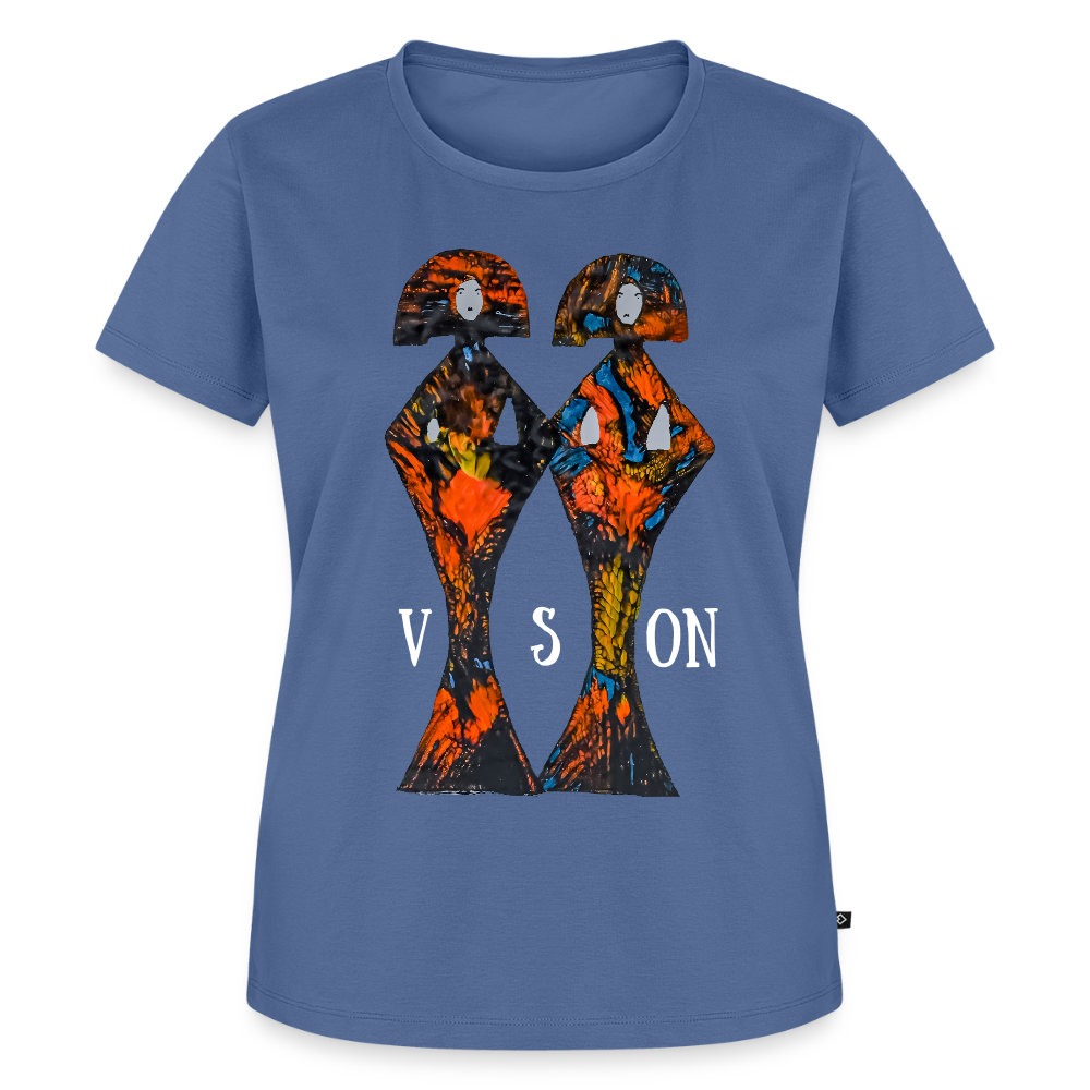 Frauen Premium T-Shirt Geishas - Taubenblau