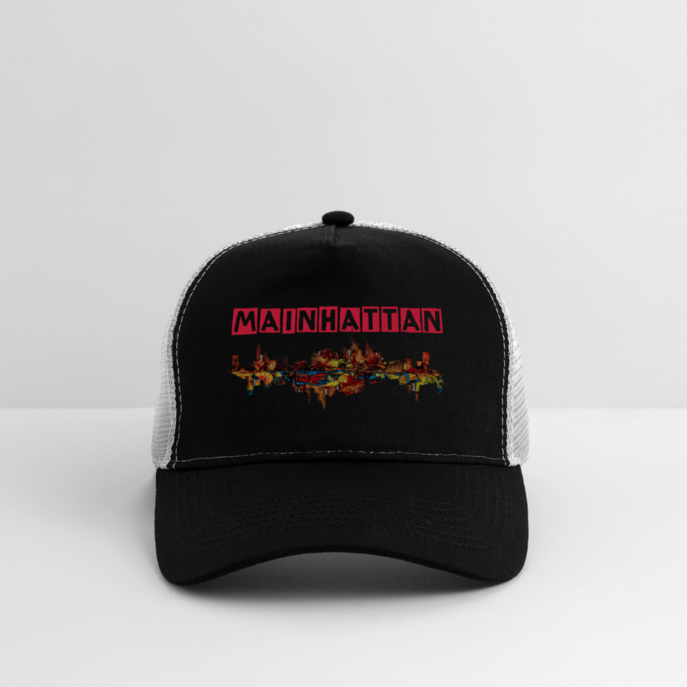 Trucker Cap - Schwarz/Steingrau