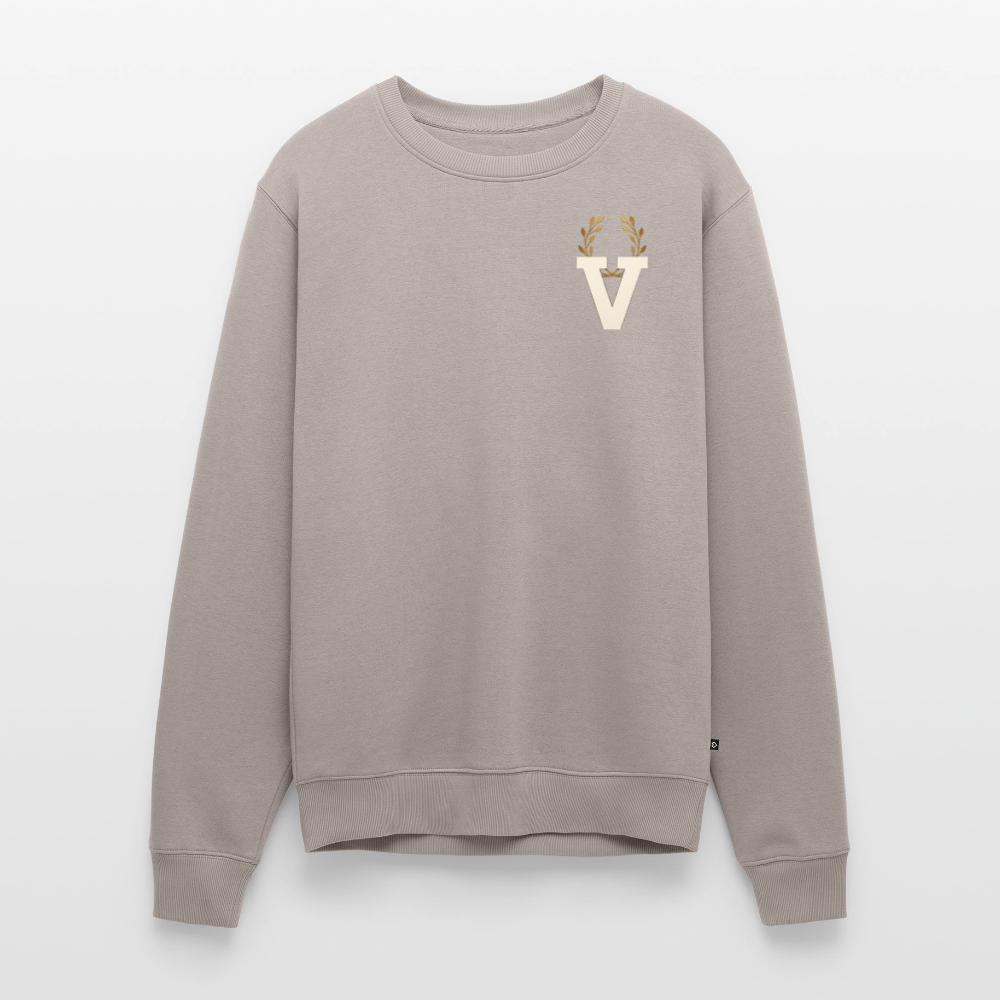 Männer Pulli Elegance Backprint - Taupe
