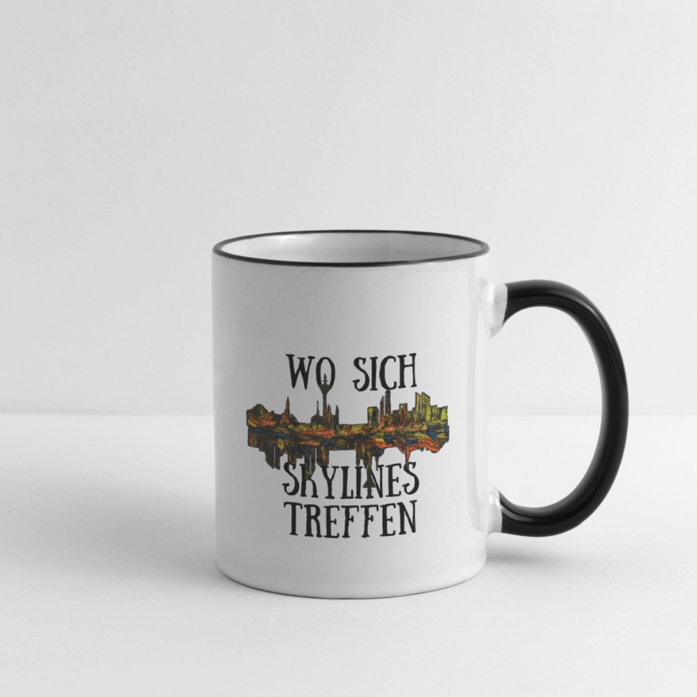 Tasse - Weiß/Schwarz