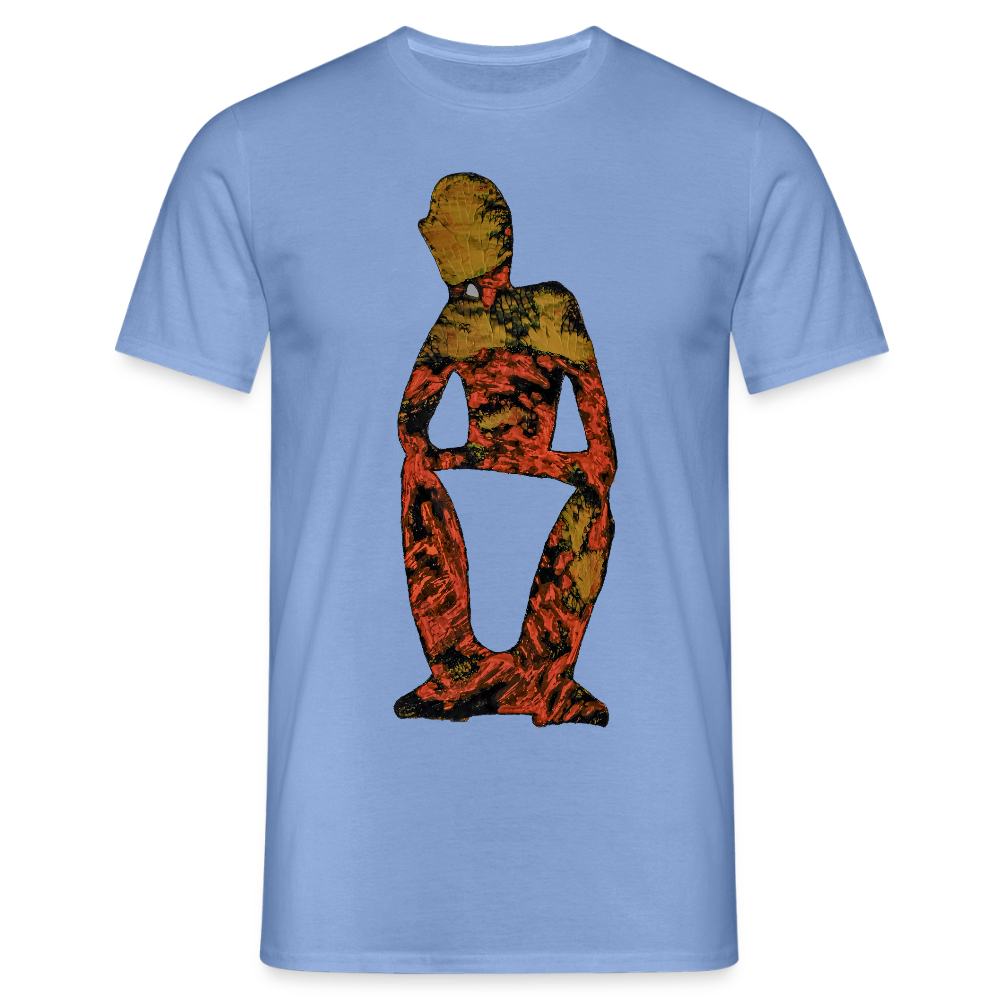 Männer T-Shirt Stille - carolina blue