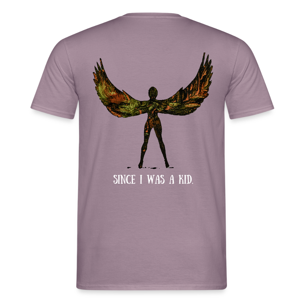 Männer T-Shirt Light - Lilagrau 