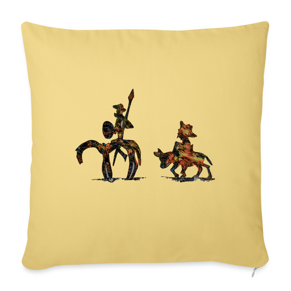 Sofakissenbezug 44 x 44 cm - Hellgelb