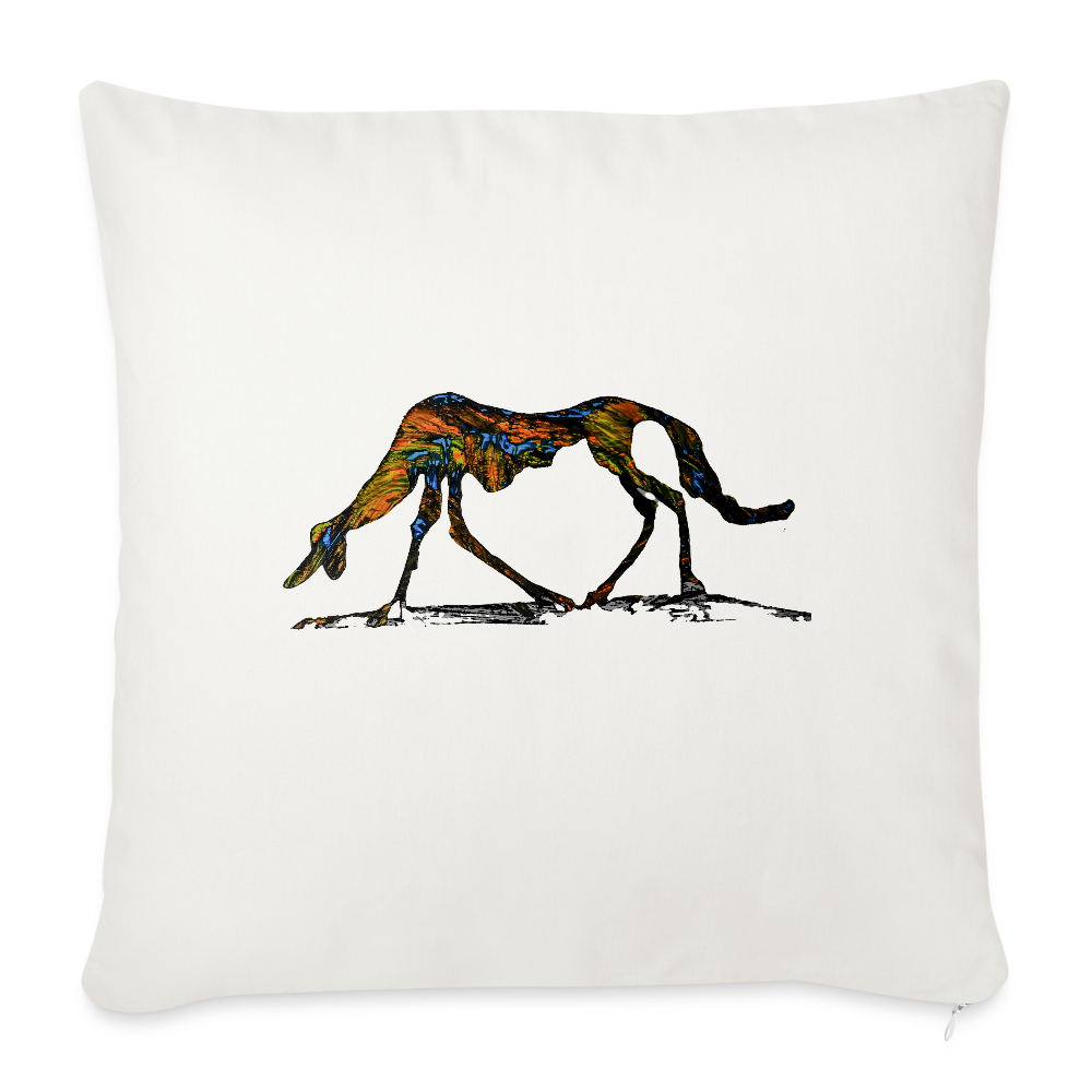 Sofakissen mit Füllung 44 x 44 cm - Naturweiß 