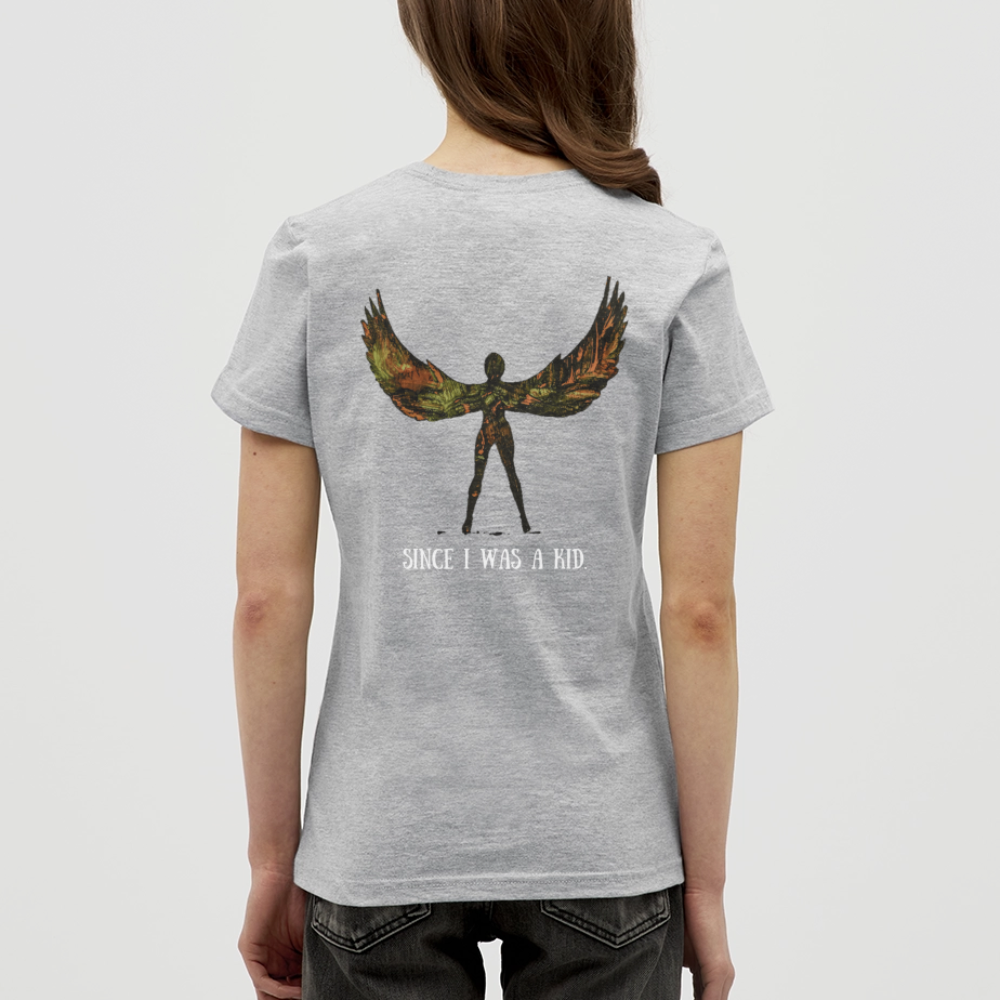 Frauen T-Shirt Light - Grau meliert