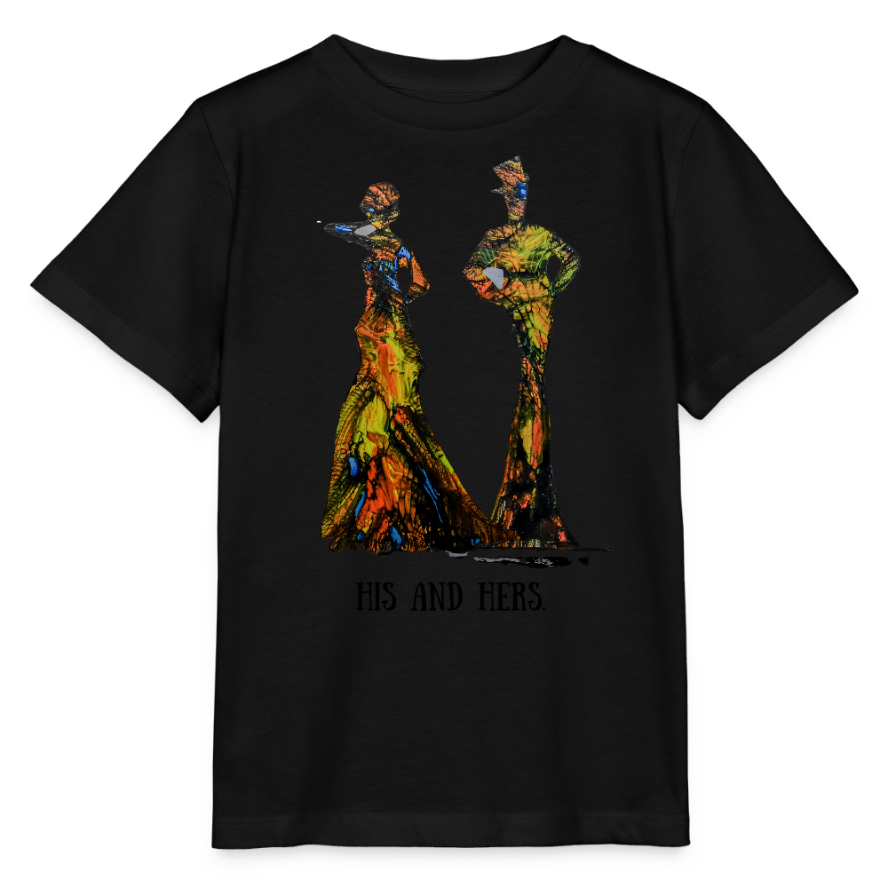 Unisex T-Shirt Zylinder und Stella - Schwarz