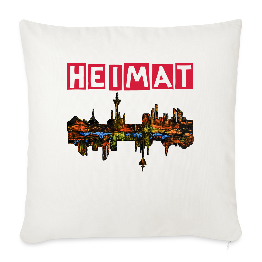 Sofakissen mit Füllung 44 x 44 cm - Naturweiß 