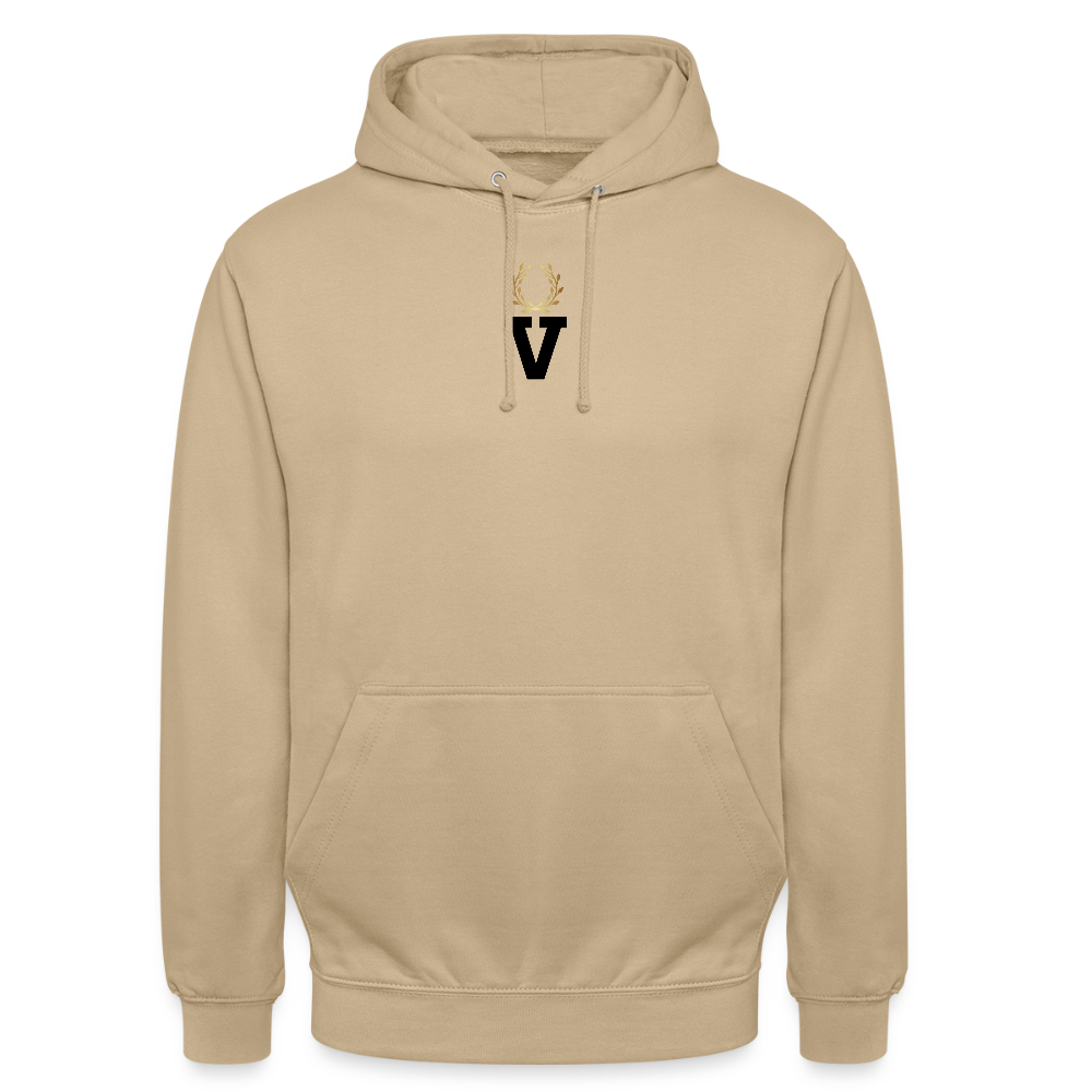 Unisex Hoodie Geishas Backprint - Beige