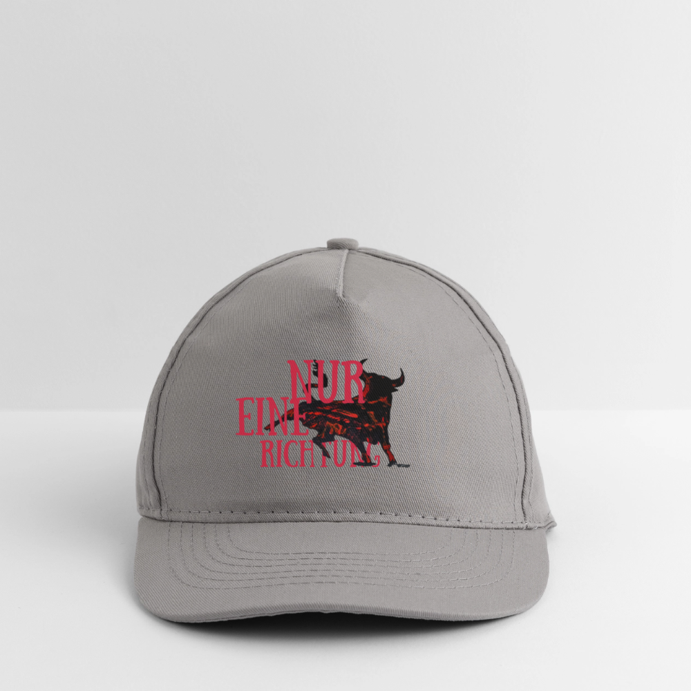 Bio-Baseballkappe - Hellgrau