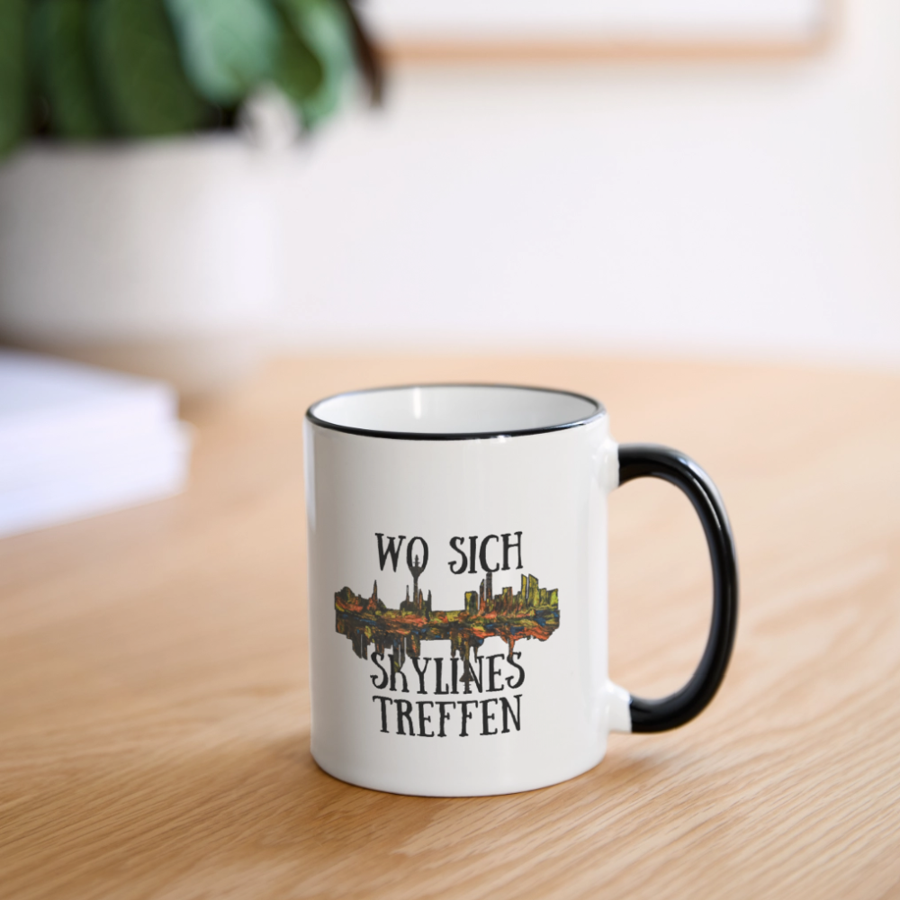 Tasse - Weiß/Schwarz