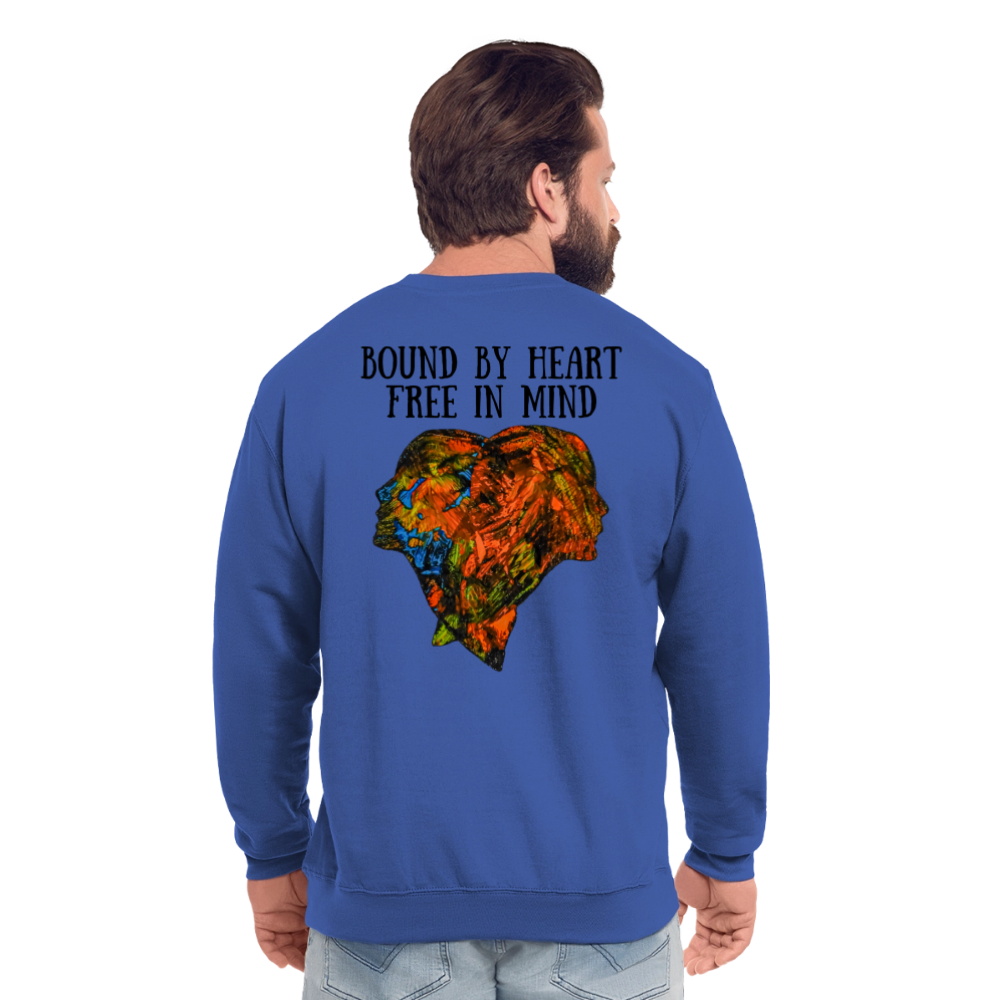 Unisex Pulli Espejo Backprint - Royalblau