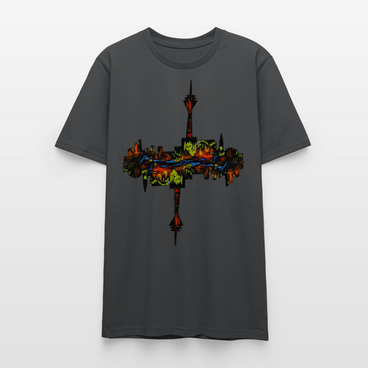 Unisex T-Shirt Düsseldorfer Skyline V.7 - Anthrazit