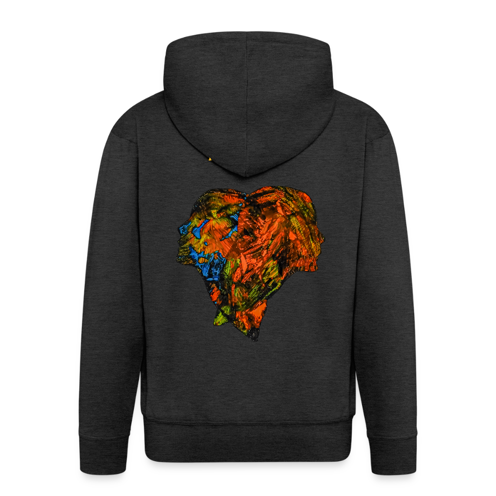 Männer Kapuzenjacke Espejo Backprint - Anthrazit