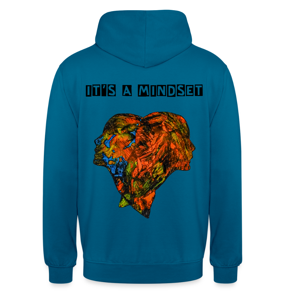 Unisex Hoodie Espejo Backprint - Tiefseeblau 