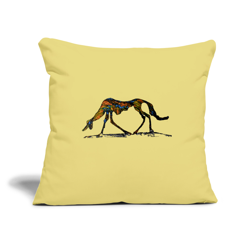 Sofakissenbezug 44 x 44 cm - Hellgelb