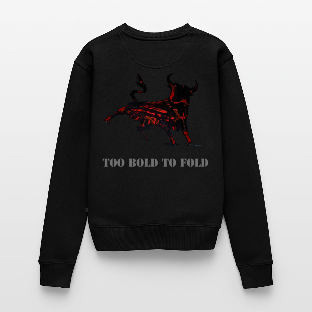 Frauen Pulli Torro Backprint - Schwarz