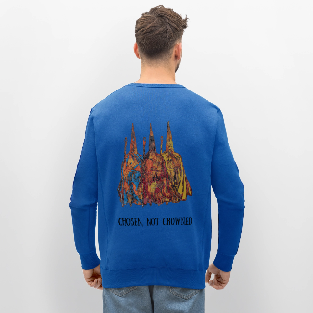 Unisex Bio Pulli Nazzarener Backprint - Königsblau