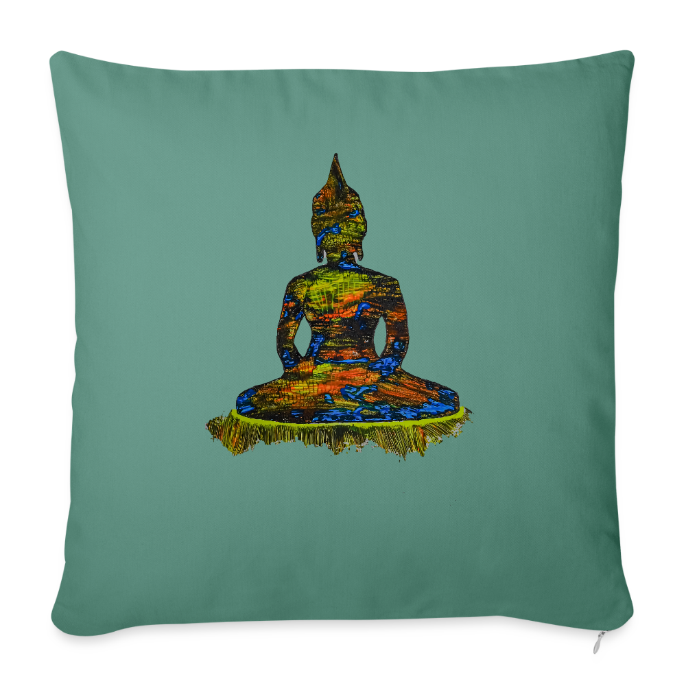 Sofakissen mit Füllung 44 x 44 cm - Tanngrün