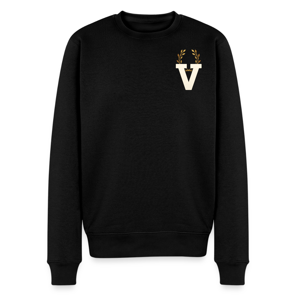 Männer Pulli Don Quixote Backprint - Schwarz