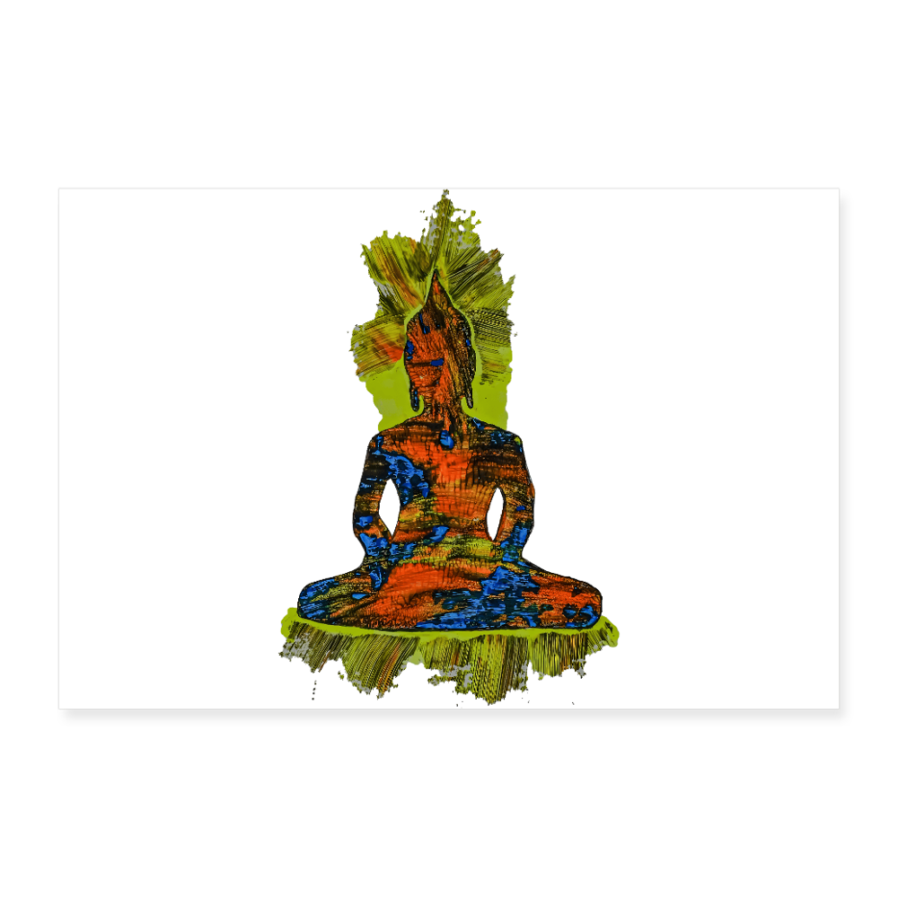 Poster 90x60 cm - Weiß