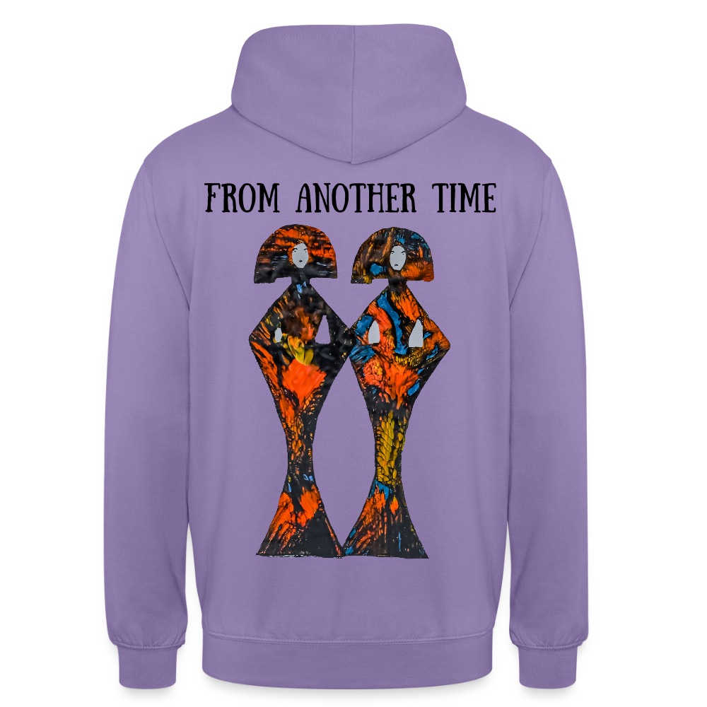 Unisex Hoodie Geishas Backprint - Lavendel