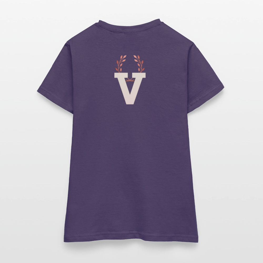 Frauen T-Shirt Hendriks - Dunkellila