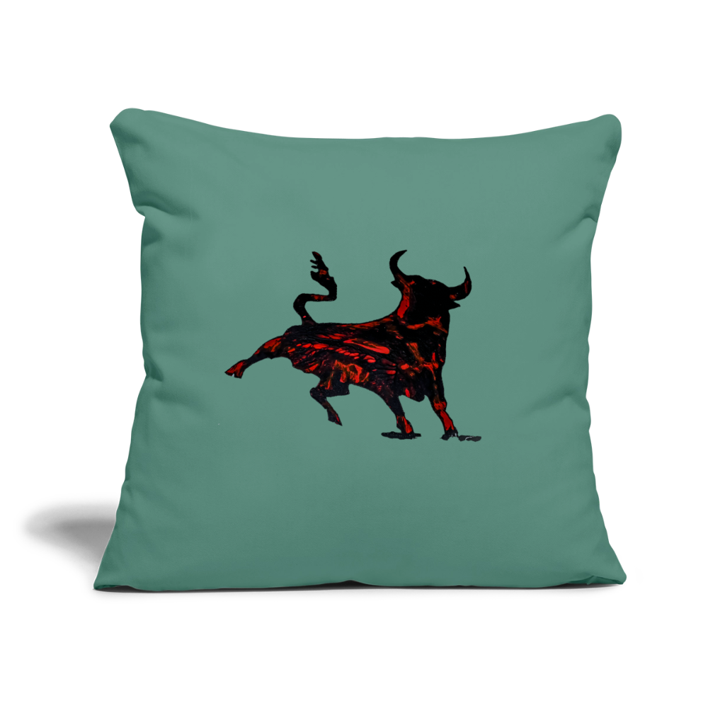 Sofakissen mit Füllung 44 x 44 cm - Tanngrün