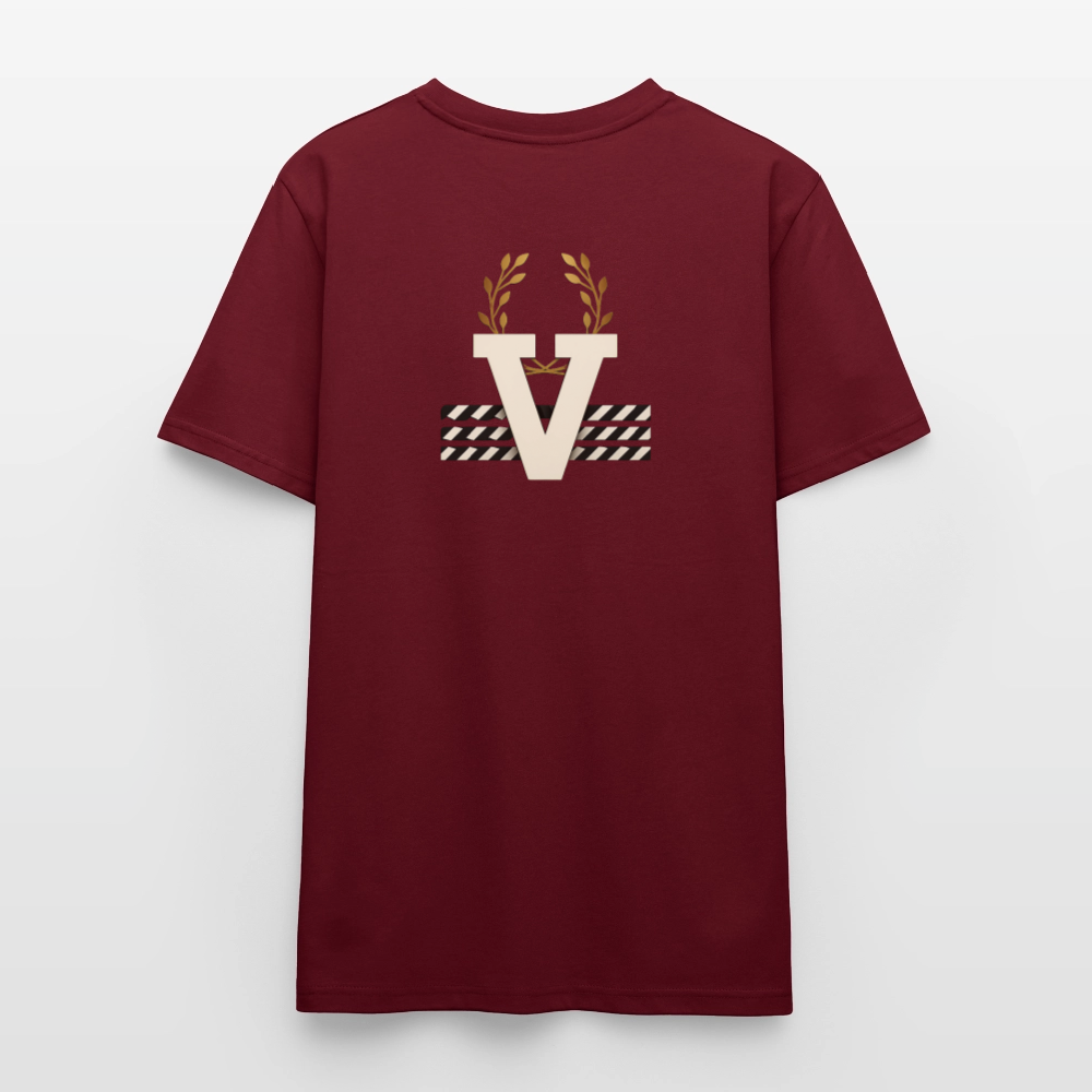 Unisex T-Shirt Düsseldorfer Skyline V.7 - Burgunderrot