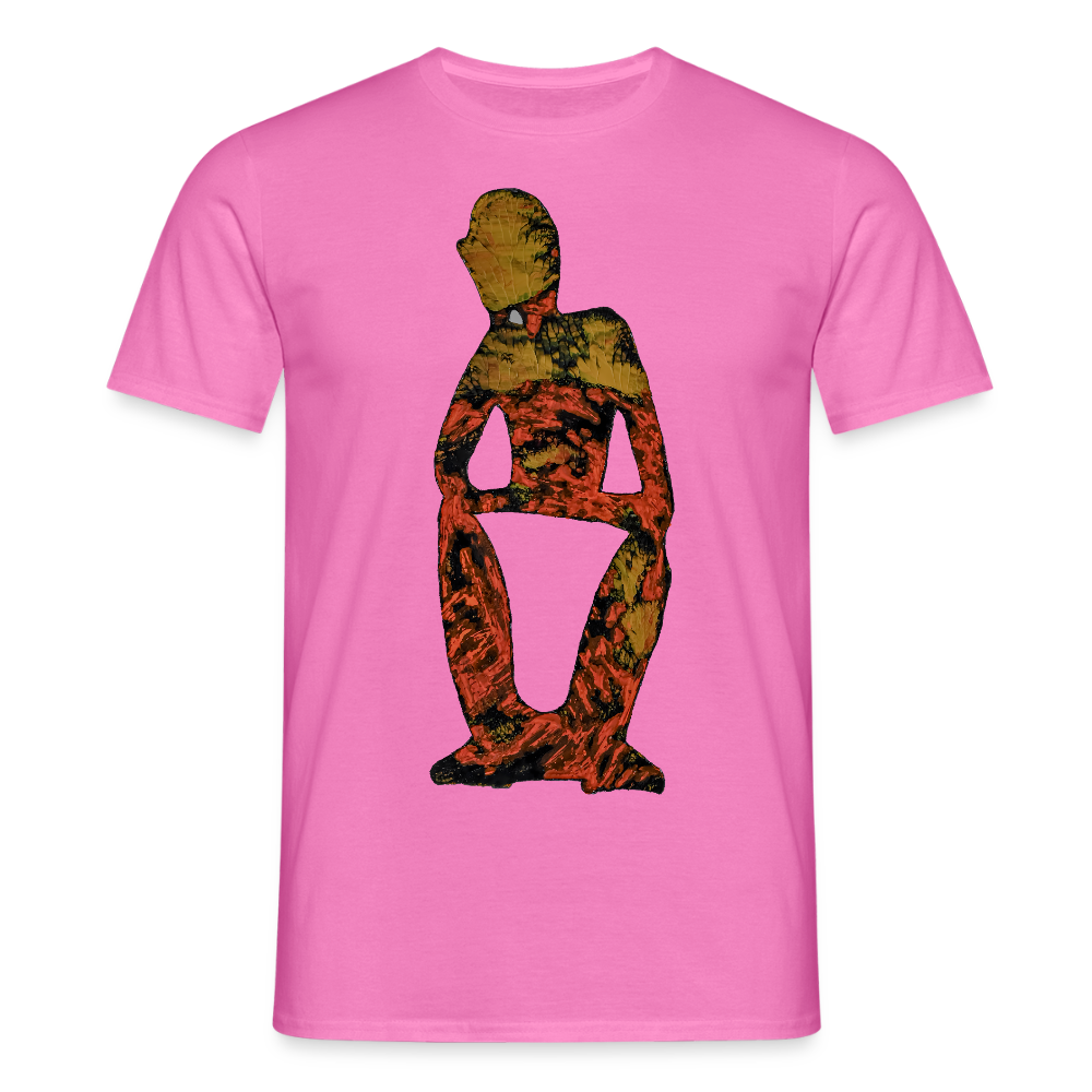 Männer T-Shirt Stille - Pink