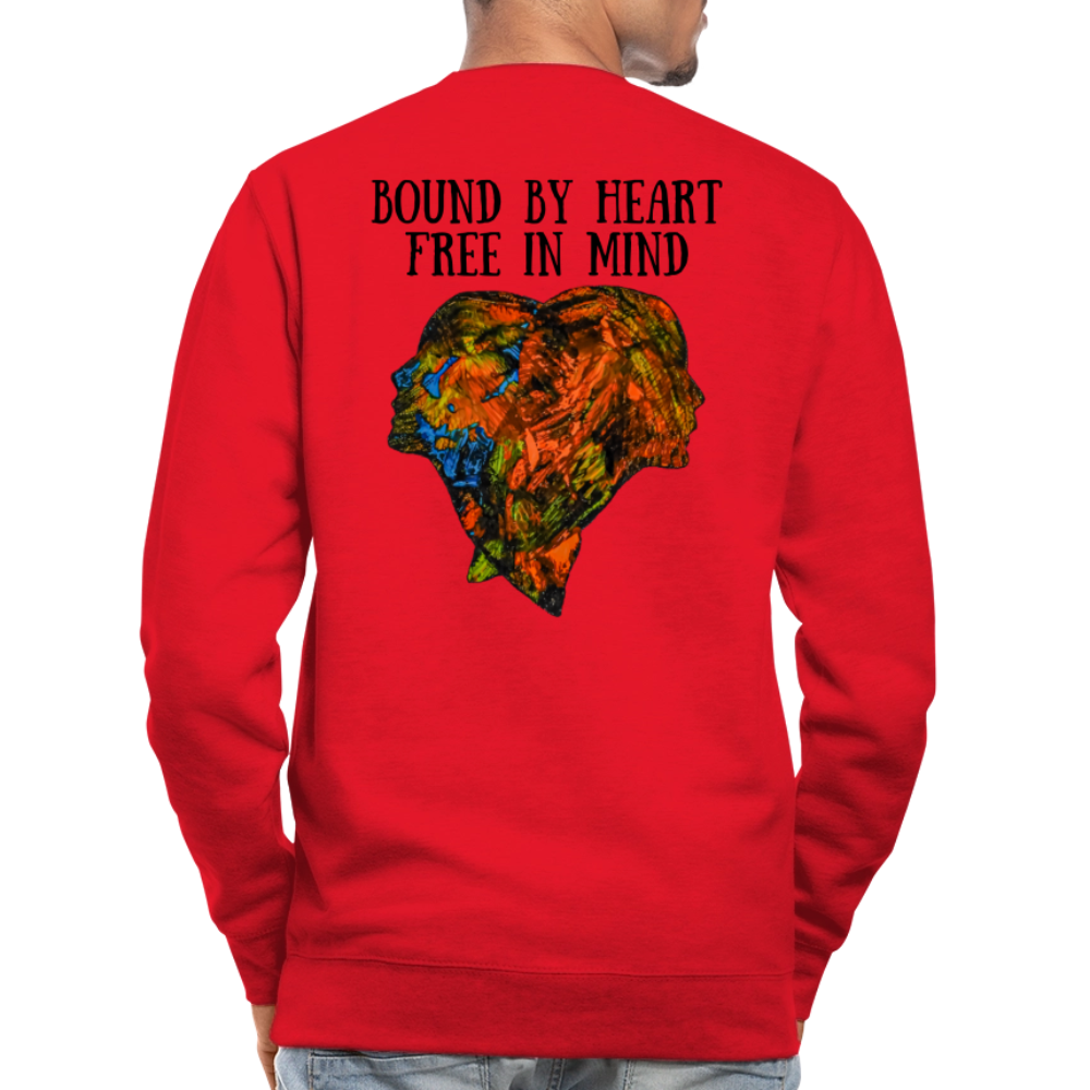 Unisex Pulli Espejo Backprint - Rot