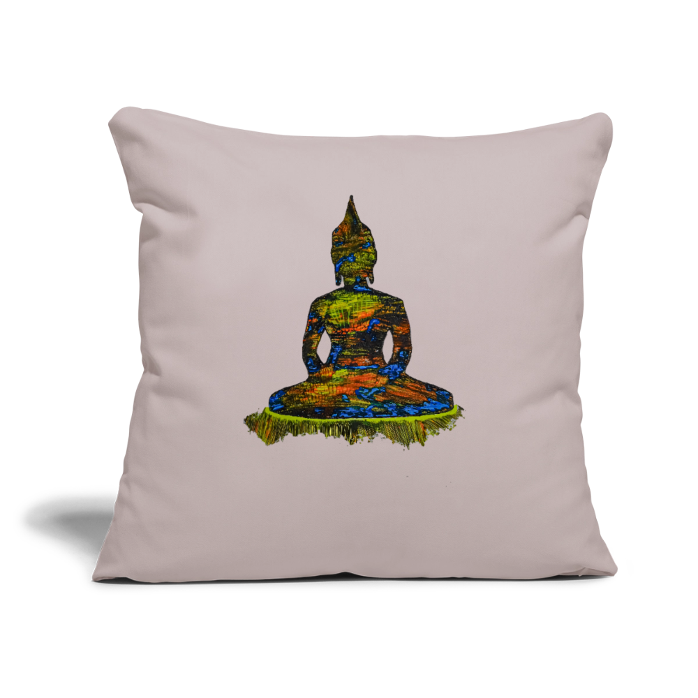 Sofakissen mit Füllung 44 x 44 cm - helles Taupe