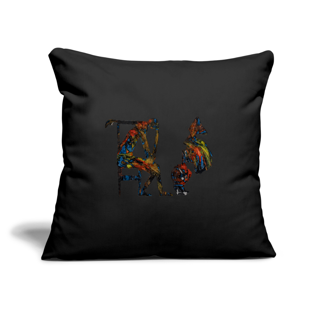 Sofakissen mit Füllung 44 x 44 cm - Schwarz