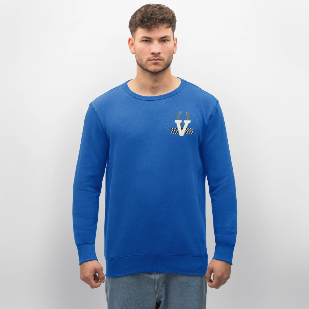 Unisex Bio Pulli Düsseldorferskyline Backprint - Königsblau