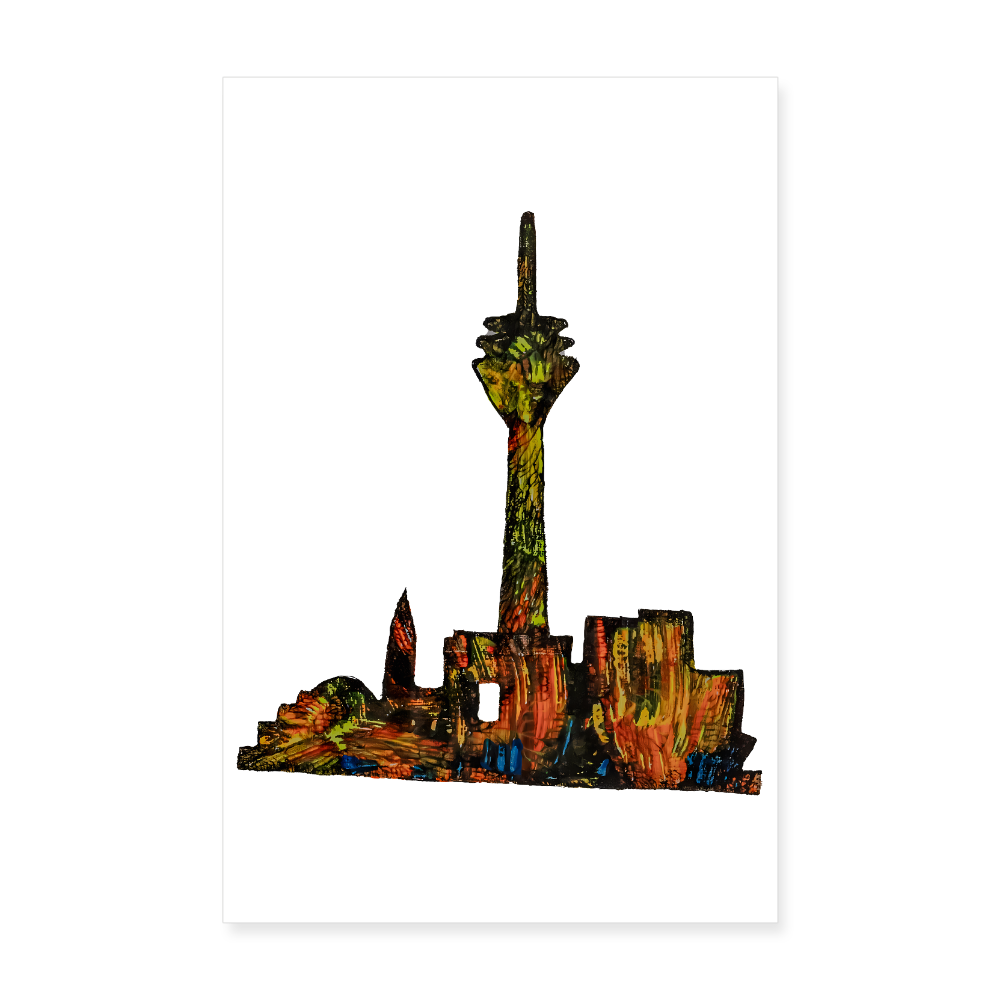 Poster 20x30 cm - Weiß